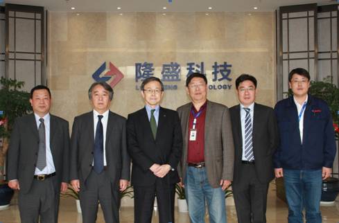 Visit and exchange of science and technology of Longsheng by Heitian Haoshi, President of Japan Heitian Precision Industry Co., Ltd